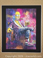 MaxSold Auction: Unbothered Energy – 18” x 24” Image – Digitally Hand-Painted Canvas – TedyZet - Brantford (Ontario, Canada) SELLER MANAGED Downsizing Online Auction - Harriett Street