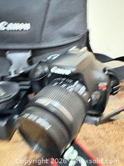 MaxSold Auction: Canon Camera with bag and accessories  - Middletown Township (Pennsylvania, USA) SELLER MANAGED Charity/Fundraising Online Auction - Golf Club Drive