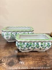 MaxSold Auction: Rectangle planters set of 3  - Middletown Township (Pennsylvania, USA) SELLER MANAGED Charity/Fundraising Online Auction - Golf Club Drive