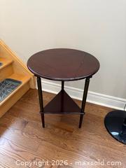 MaxSold Auction: Bombay Company Drop Leaf Round Side Table - Toronto (Ontario, Canada) SELLER MANAGED Moving Online Auction - Snowdon Avenue