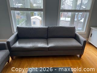 MaxSold Auction: Ethan Allen Grey Upholstered Sofa # 2 - Toronto (Ontario, Canada) SELLER MANAGED Moving Online Auction - Snowdon Avenue