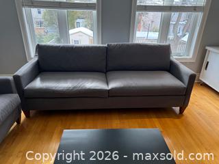 MaxSold Auction: Ethan Allen Grey Upholstered Sofa # 2 - Toronto (Ontario, Canada) SELLER MANAGED Moving Online Auction - Snowdon Avenue