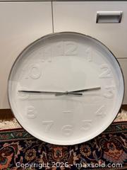 MaxSold Auction: Karlsson Mr. White Wall Clock - Toronto (Ontario, Canada) SELLER MANAGED Moving Online Auction - Snowdon Avenue