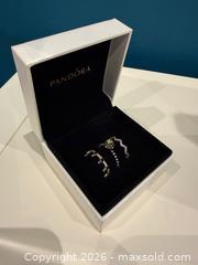 MaxSold Auction: Pandora Sterling Silver Stacking Rings with Green Stone – Set of 3 – Original Box - Toronto (Ontario, Canada) SELLER MANAGED Moving Online Auction - Snowdon Avenue