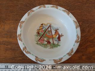 MaxSold Auction: Royal Doulton Bunnykins "Swinging Boats" Bowl - London (Ontario, Canada) PARTNER MANAGED Downsizing Online Auction - Seymour Crescent