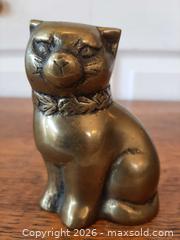MaxSold Auction: Solid brass cat figurine - London (Ontario, Canada) PARTNER MANAGED Downsizing Online Auction - Seymour Crescent