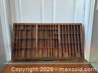 MaxSold Auction: Vintage Hamilton Printers Tray - London (Ontario, Canada) PARTNER MANAGED Downsizing Online Auction - Seymour Crescent