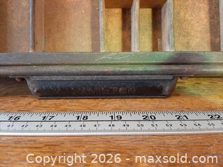 MaxSold Auction: Vintage Hamilton Printers Tray - London (Ontario, Canada) PARTNER MANAGED Downsizing Online Auction - Seymour Crescent