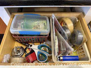 MaxSold Auction: Contents of Kitchen Drawer: Scissors, Locks, & More! - San Jose (California, USA) SELLER MANAGED Estate Sale Online Auction - South 16th Street