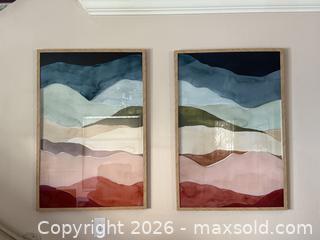 MaxSold Auction: Grace Popp Nature's Layers Diptych Wall Art - San Jose (California, USA) SELLER MANAGED Estate Sale Online Auction - South 16th Street