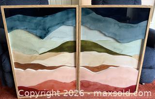 MaxSold Auction: Grace Popp Nature's Layers Diptych Wall Art - San Jose (California, USA) SELLER MANAGED Estate Sale Online Auction - South 16th Street