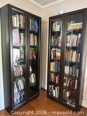 MaxSold Auction: IKEA BILLY / OXBERG Bookcases w/ glass doors - San Jose (California, USA) SELLER MANAGED Estate Sale Online Auction - South 16th Street