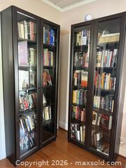 MaxSold Auction: IKEA BILLY / OXBERG Bookcases w/ glass doors - San Jose (California, USA) SELLER MANAGED Estate Sale Online Auction - South 16th Street