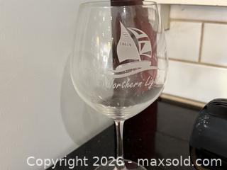 MaxSold Auction: Juvale Wine Glass Charms, Vintage Burl Wood Balance Fulcrum Wine Rack, & Sailboat Etched Wine Glass - San Jose (California, USA) SELLER MANAGED Estate Sale Online Auction - South 16th Street