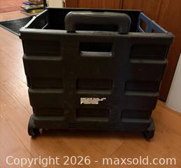 MaxSold Auction: LARGE FOLDING VAN CAMPING SHOPPING CART CRATE TROLLEY - San Jose (California, USA) SELLER MANAGED Estate Sale Online Auction - South 16th Street