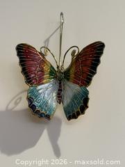 MaxSold Auction: Vintage Butterfly Enameled Christmas Ornament - San Jose (California, USA) SELLER MANAGED Estate Sale Online Auction - South 16th Street