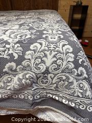 MaxSold Auction: Vintage Floral Jacquard Blanket - San Jose (California, USA) SELLER MANAGED Estate Sale Online Auction - South 16th Street