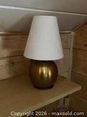 MaxSold Auction: Vintage Gold Brushed Table Lamp - San Jose (California, USA) SELLER MANAGED Estate Sale Online Auction - South 16th Street