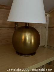 MaxSold Auction: Vintage Gold Brushed Table Lamp - San Jose (California, USA) SELLER MANAGED Estate Sale Online Auction - South 16th Street