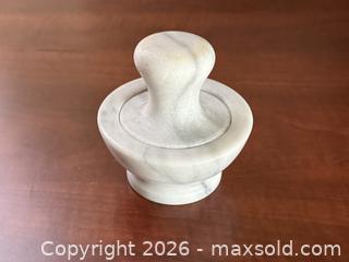 MaxSold Auction: Vintage Marble Mortar & Pestle - San Jose (California, USA) SELLER MANAGED Estate Sale Online Auction - South 16th Street