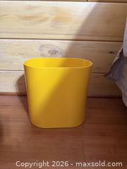 MaxSold Auction: Vintage MCM Yellow Wastebasket - San Jose (California, USA) SELLER MANAGED Estate Sale Online Auction - South 16th Street