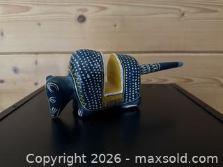 MaxSold Auction: Vintage Oaxacan Alebrijes Armadillo Hand Carved and Painted  - San Jose (California, USA) SELLER MANAGED Estate Sale Online Auction - South 16th Street