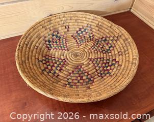 MaxSold Auction: Vintage Sahelian Tight Weave Fulani Basket - San Jose (California, USA) SELLER MANAGED Estate Sale Online Auction - South 16th Street