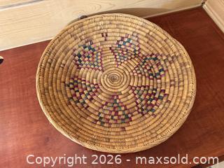 MaxSold Auction: Vintage Sahelian Tight Weave Fulani Basket - San Jose (California, USA) SELLER MANAGED Estate Sale Online Auction - South 16th Street