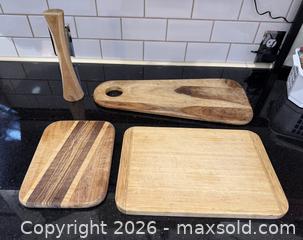 MaxSold Auction: Vintage Wooden Cutting Boards & Bartenders Muddler - San Jose (California, USA) SELLER MANAGED Estate Sale Online Auction - South 16th Street