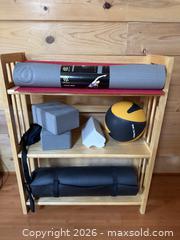 MaxSold Auction: Yoga Blocks, Mats, & More w/ Rack  - San Jose (California, USA) SELLER MANAGED Estate Sale Online Auction - South 16th Street