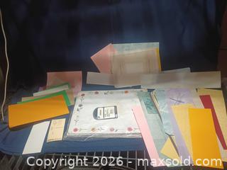 MaxSold Auction: Assorted Scrapbook, Stationery & Postcard Paper Pack - Pacifica (California, USA) SELLER MANAGED Downsizing Online Auction -  Palmetto Avenue (CONDO)