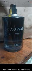 MaxSold Auction: Dior Sauvage Parfum 100 ml Dark Blue Glass Bottle - Pacifica (California, USA) SELLER MANAGED Downsizing Online Auction -  Palmetto Avenue (CONDO)