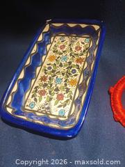 MaxSold Auction: Hand-Painted Ceramic Dish with Mixed Asian Tassel Charms - Pacifica (California, USA) SELLER MANAGED Downsizing Online Auction -  Palmetto Avenue (CONDO)