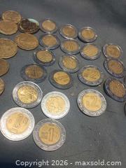 MaxSold Auction: Lot of 26–50 Mexican Coins Mixed Denominations - Pacifica (California, USA) SELLER MANAGED Downsizing Online Auction -  Palmetto Avenue (CONDO)