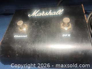 MaxSold Auction: Marshall Dual Footswitch with 1/4-inch TRS Connector - Pacifica (California, USA) SELLER MANAGED Downsizing Online Auction -  Palmetto Avenue (CONDO)