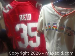 MaxSold Auction: Nike San Francisco 49ers Jersey Large Reid #35 & Custom #23 - Pacifica (California, USA) SELLER MANAGED Downsizing Online Auction -  Palmetto Avenue (CONDO)