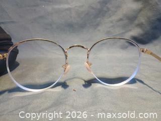 MaxSold Auction: Ray-Ban Gold Metal Prescription Eyeglass Frames 51-22-145 - Pacifica (California, USA) SELLER MANAGED Downsizing Online Auction -  Palmetto Avenue (CONDO)
