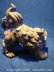 MaxSold Auction: Vintage Chinese Bronze Fu Dog (Guardian Lion) Statue - Pacifica (California, USA) SELLER MANAGED Downsizing Online Auction -  Palmetto Avenue (CONDO)