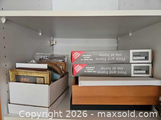MaxSold Auction: Frames and Art Supplies  - Toronto (Ontario, Canada) PARTNER MANAGED Downsizing Online Auction - Crescent Town Road