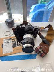MaxSold Auction: Nikon FE with 135mm Lens  - Toronto (Ontario, Canada) PARTNER MANAGED Downsizing Online Auction - Crescent Town Road
