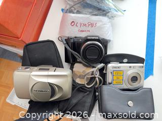 MaxSold Auction: Olympus and Sony Cameras   - Toronto (Ontario, Canada) PARTNER MANAGED Downsizing Online Auction - Crescent Town Road