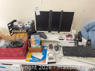 MaxSold Auction: Samsung Monitor, Shredder, Office Supplies  - Toronto (Ontario, Canada) PARTNER MANAGED Downsizing Online Auction - Crescent Town Road