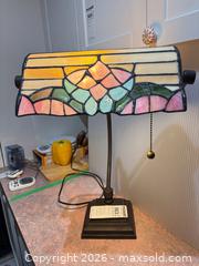 MaxSold Auction: Stained Glass Style Lamp  - Toronto (Ontario, Canada) PARTNER MANAGED Downsizing Online Auction - Crescent Town Road