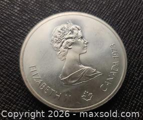 MaxSold Auction: 1976 Summer Olympics in Montreal, sterling silver coin grams 48 ,  - Mississauga (Ontario, Canada) SELLER MANAGED Downsizing Online Auction - Golden Orchard Drive (CONDO)