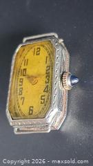 MaxSold Auction: ANTIQUE Art Deco rectangular wristwatch 14 K  - case 4 grams - Mississauga (Ontario, Canada) SELLER MANAGED Downsizing Online Auction - Golden Orchard Drive (CONDO)