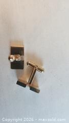 MaxSold Auction: ANTIQUE cufflinks feature Freemasonry emblem - Mississauga (Ontario, Canada) SELLER MANAGED Downsizing Online Auction - Golden Orchard Drive (CONDO)