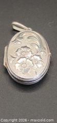 MaxSold Auction: ANTIQUE  vintage sterling silver locket  - Mississauga (Ontario, Canada) SELLER MANAGED Downsizing Online Auction - Golden Orchard Drive (CONDO)