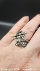 MaxSold Auction: Art Deco SILVER ring  - Mississauga (Ontario, Canada) SELLER MANAGED Downsizing Online Auction - Golden Orchard Drive (CONDO)