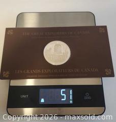 MaxSold Auction: Henry Kelsey commemorative SILVER medal set in a protective holder  , Weight 40 Grams - Mississauga (Ontario, Canada) SELLER MANAGED Downsizing Online Auction - Golden Orchard Drive (CONDO)