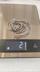 MaxSold Auction: two antique silver chain necklaces - Mississauga (Ontario, Canada) SELLER MANAGED Downsizing Online Auction - Golden Orchard Drive (CONDO)